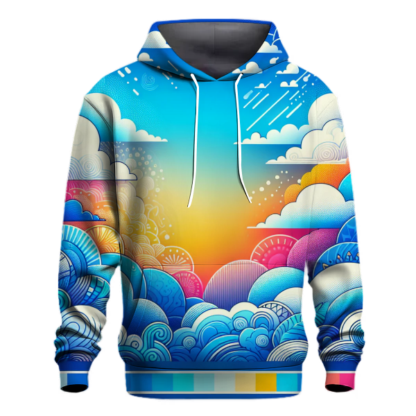 Crystal Blue Sky Hoodie