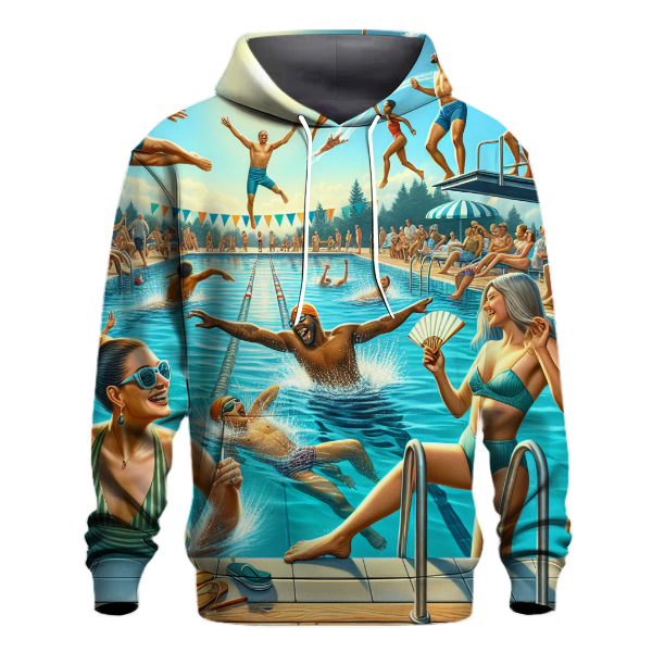 Swimming - Water Splash Hoodie
