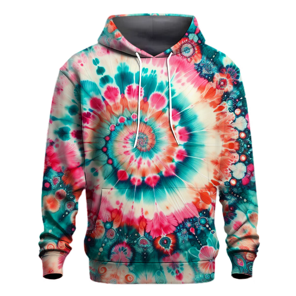 Flamingo Paradise Tie-dye Hoodie