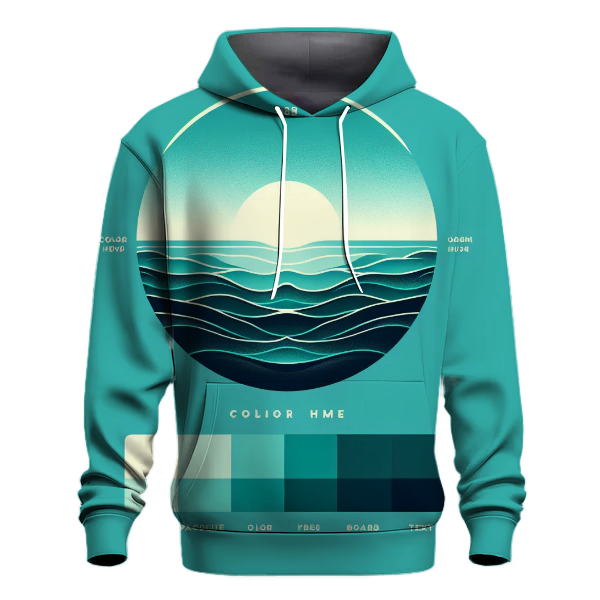 Seafoam Splash Gradient Hoodie