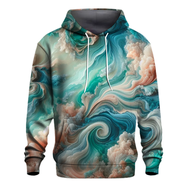 Mermaid Lagoon Tie-dye Design Hoodie