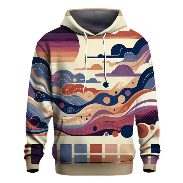 Sunset Grove Patterns Hoodie
