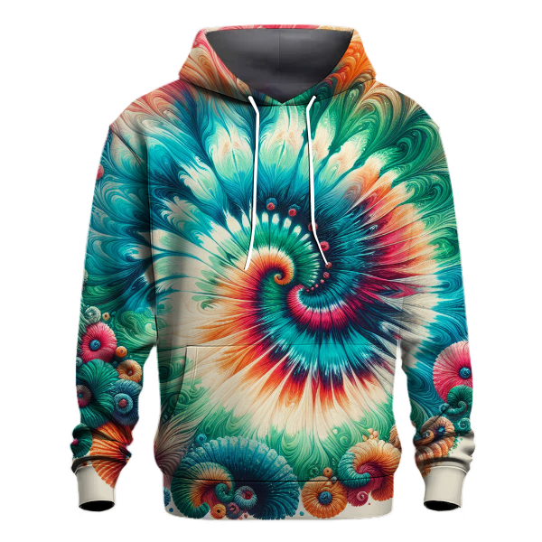 Coral Garden Delight Hoodie