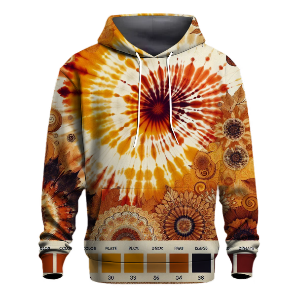 Golden Harvest Tie-dye Hoodie