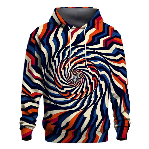 Retro Zigzag Vortex Hoodie