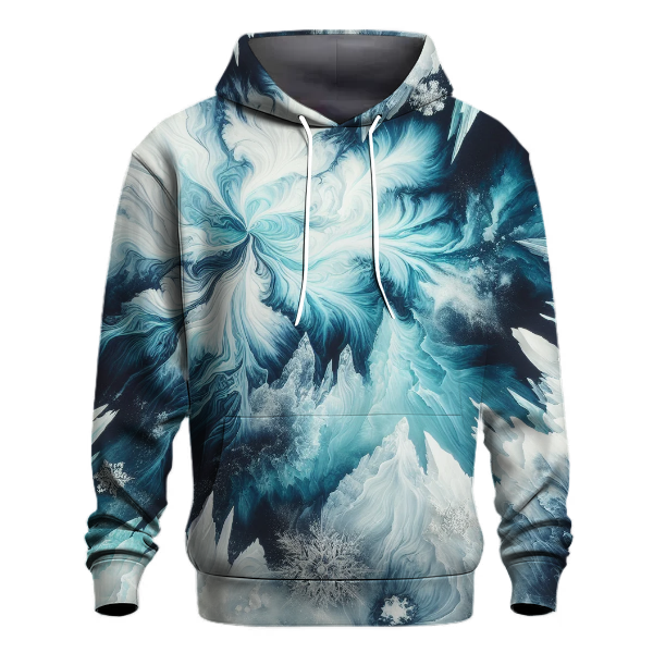 Frozen Glacier Tie-dye Hoodie