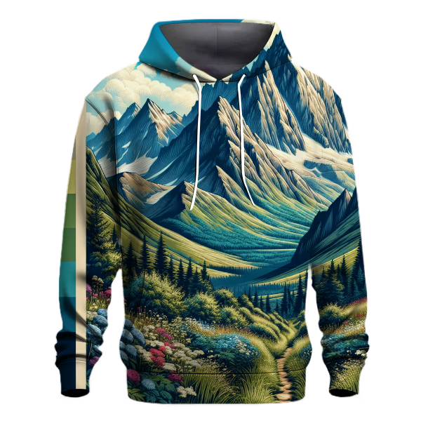 Adventurous Mountain Trails Hoodie