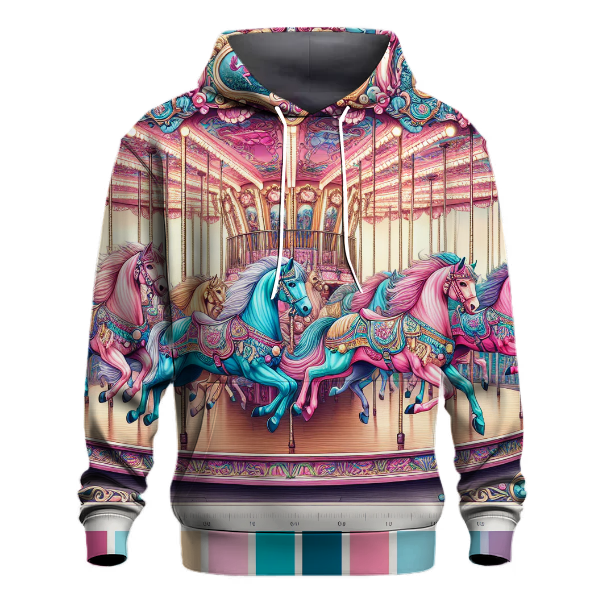 Charming Retro Carousel Hoodie