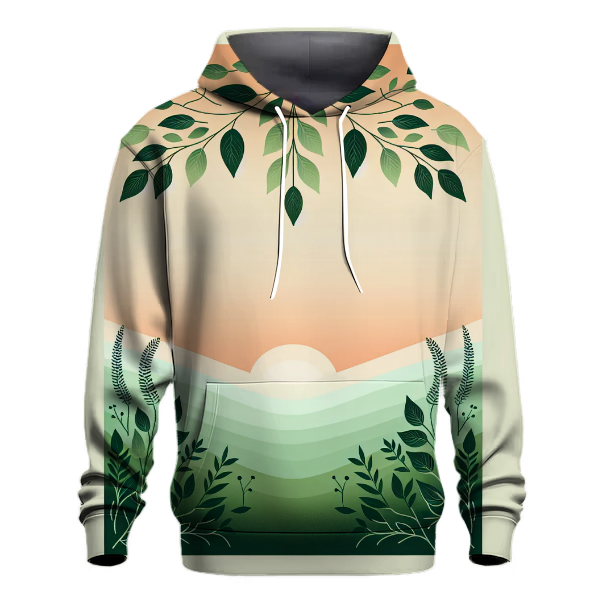 Emerald Dawn Gradient Hoodie