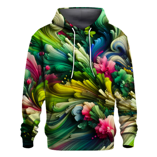 Vibrant Flora Burst Hoodie