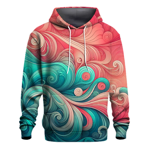 Coral Reef Drift Hoodie
