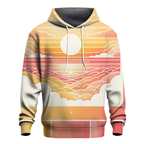 Sunrise Coral Spectrum Hoodie