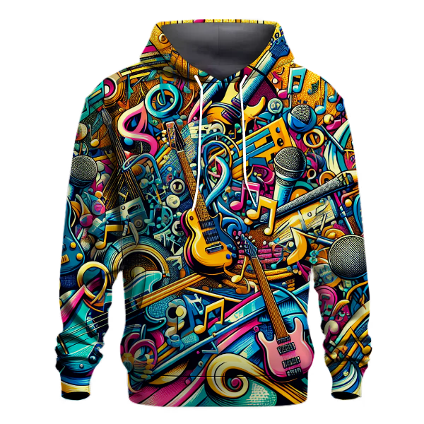 Funky 80s Music Party Hoodie