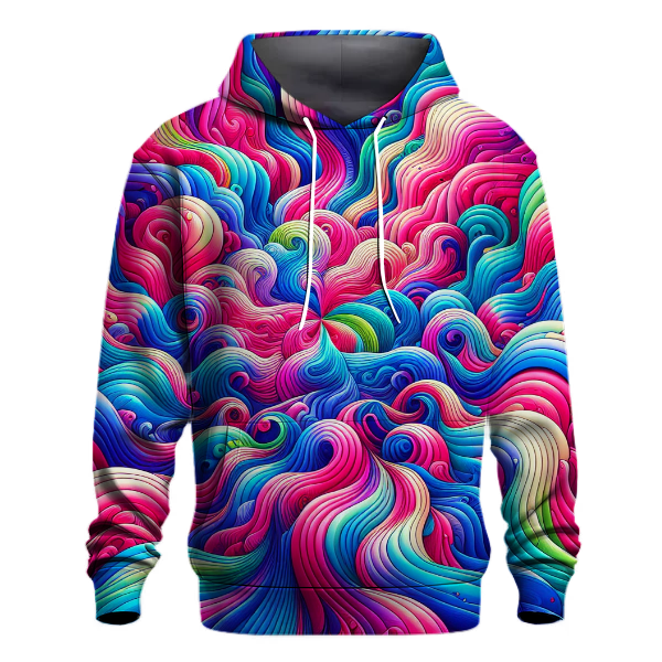 Wave Patterns Hoodie