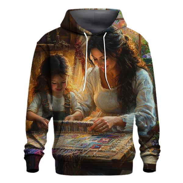 The Tapestry of Life A Mothers Woven Love Hoodie