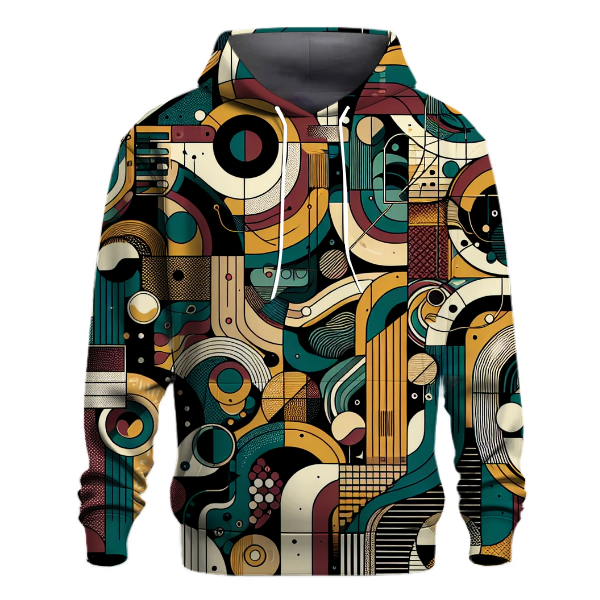 Retro Abstract Vibes Hoodie