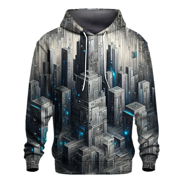 Metallic Dystopia Vision Hoodie