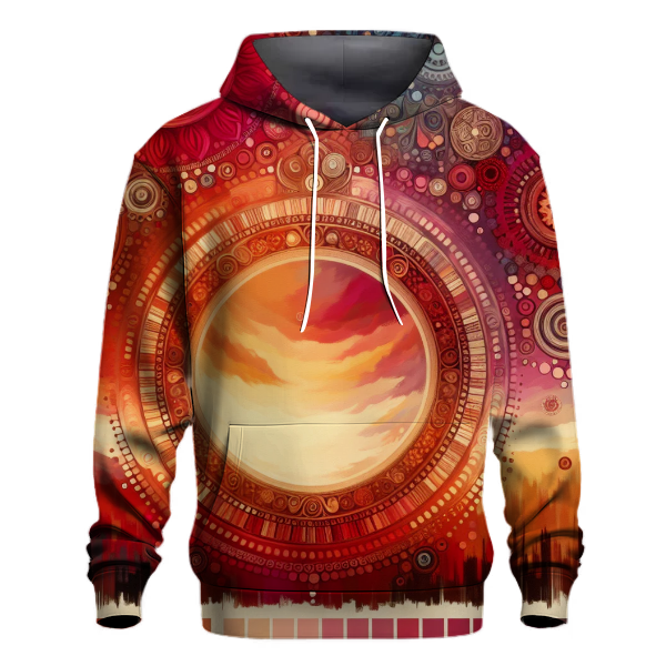 Bohemian Sunset Radiance Hoodie