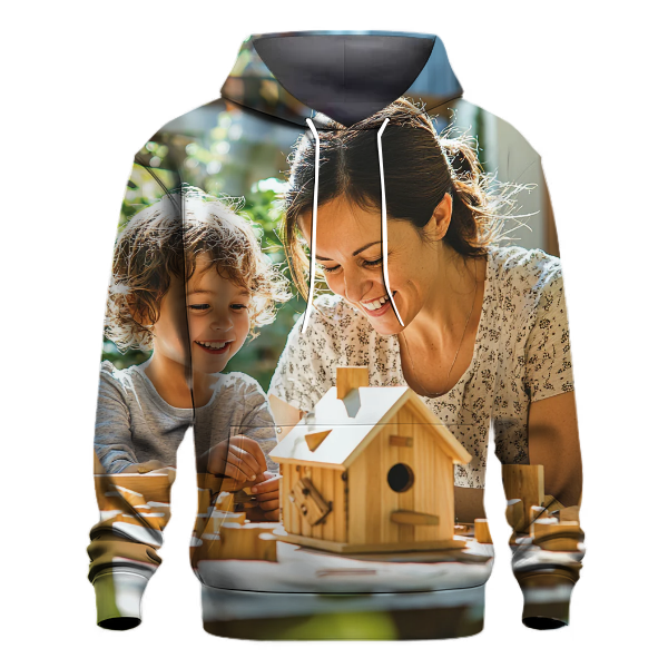 A Crafty Connection Building a Birdhouse Together Hoodie