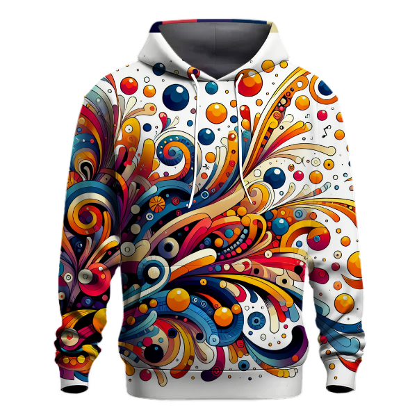 Colorful Whimsy and Fun Hoodie