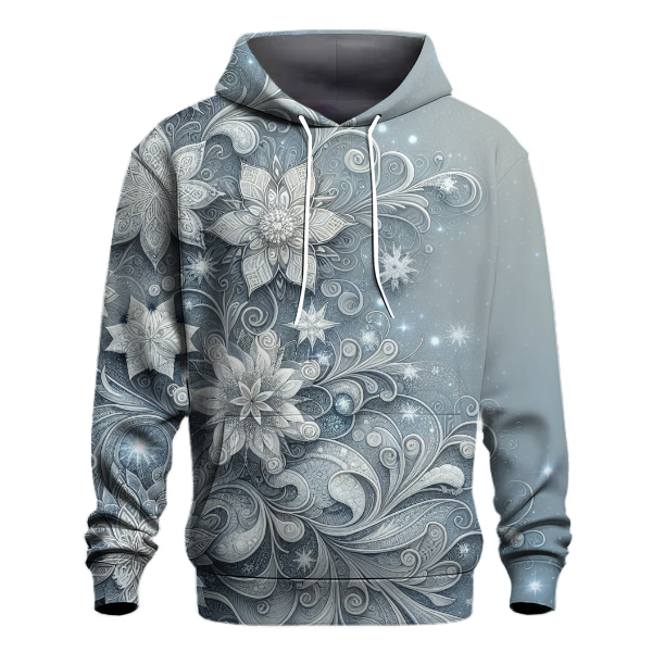 Snowflake Symphony Elegance Hoodie