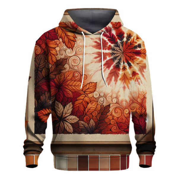 Vintage Autumn Leaves Hoodie