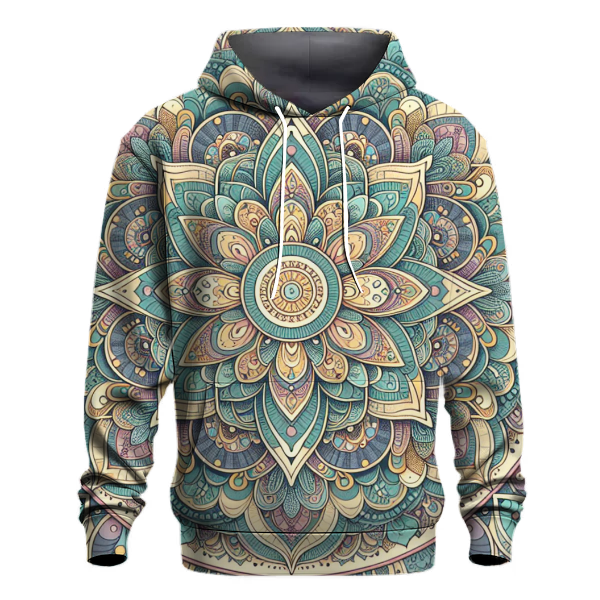 Retro Peaceful Mandalas Hoodie