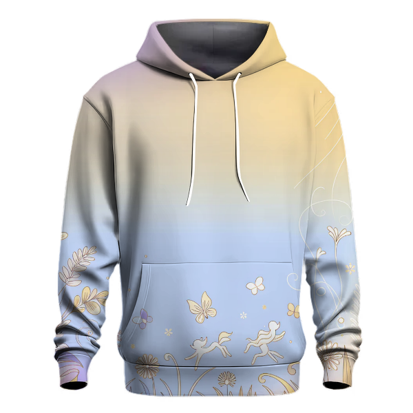 Whimsical Meadow Gradient Hoodie