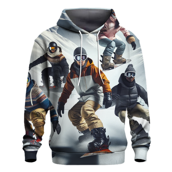 Snowboarding Alpine Rush Hoodie