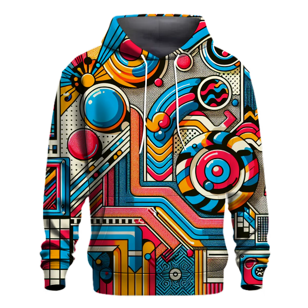 Retro Pop Collage Hoodie