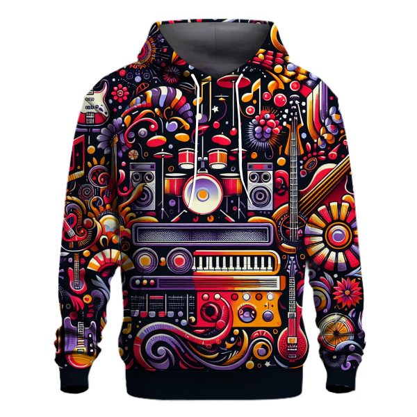 Groovy 70s Music Festival Hoodie