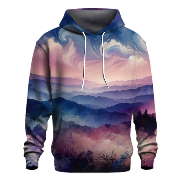Dusk Dreamscape Tie-dye Design Hoodie