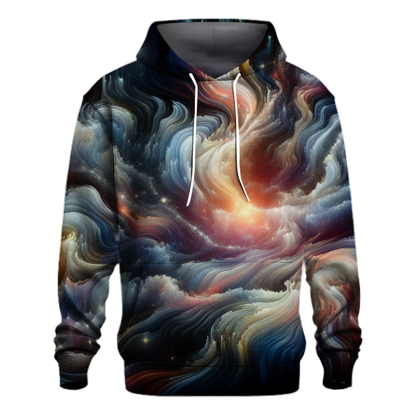 Surreal Cosmic Waves Hoodie