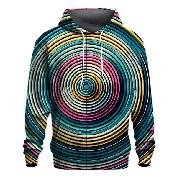 Radical Retro Rings Hoodie