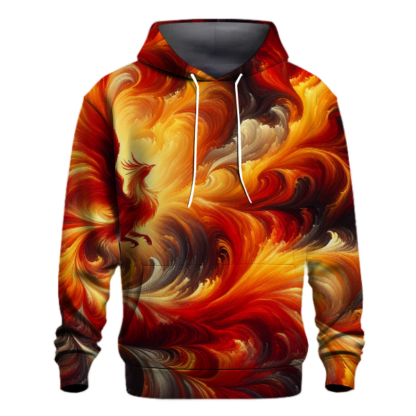 Fiery Phoenix Flight Hoodie