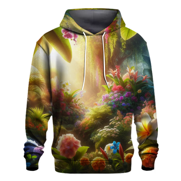 Joyful Tropical Flora Hoodie