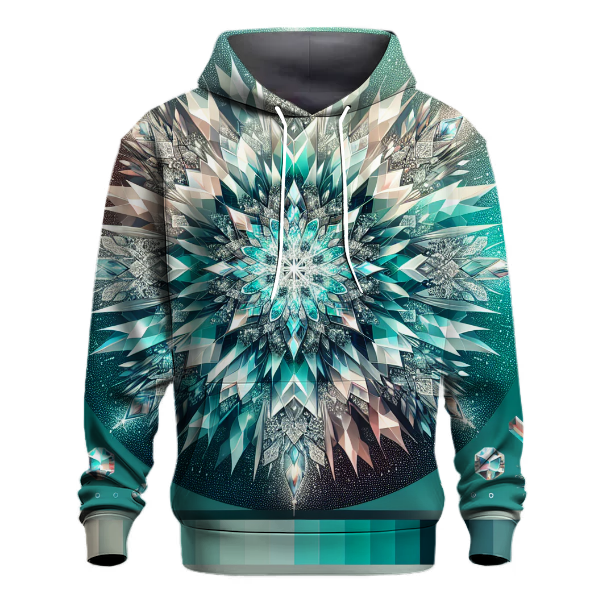 Crystal Cascade Gradient Hoodie