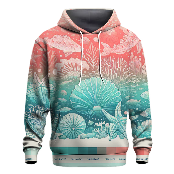 Iridescent Coral Dream Hoodie