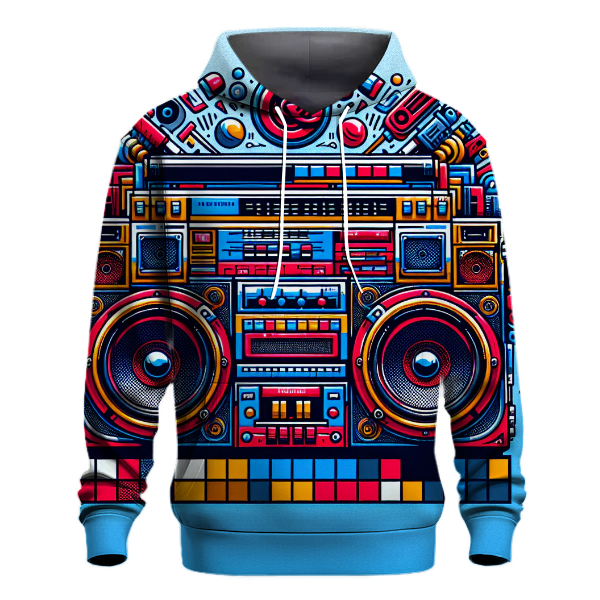 Boom Box Icon Hoodie