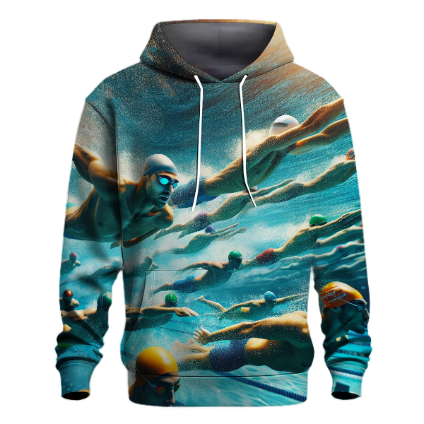 Swimming - Waves of Victory Hoodie