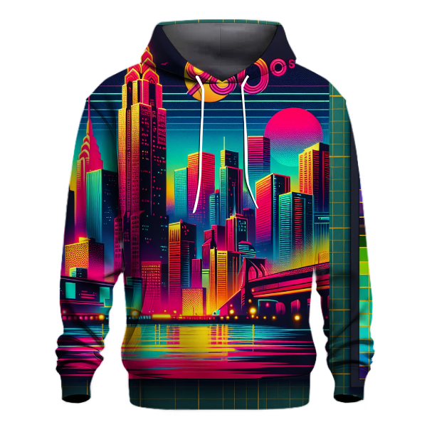 Neon Horizon Hoodie