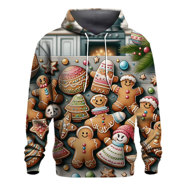Festive Gingerbread Cookie Crew Hoodie