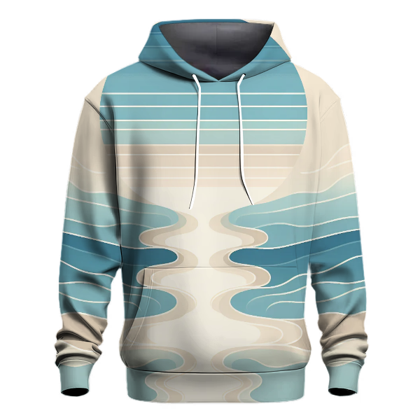 Serene River Gradient Hoodie