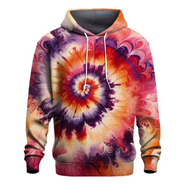 Sunset Waves Tie-dye Hoodie