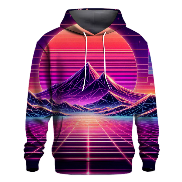 Colorful 80s Synthwave Hoodie