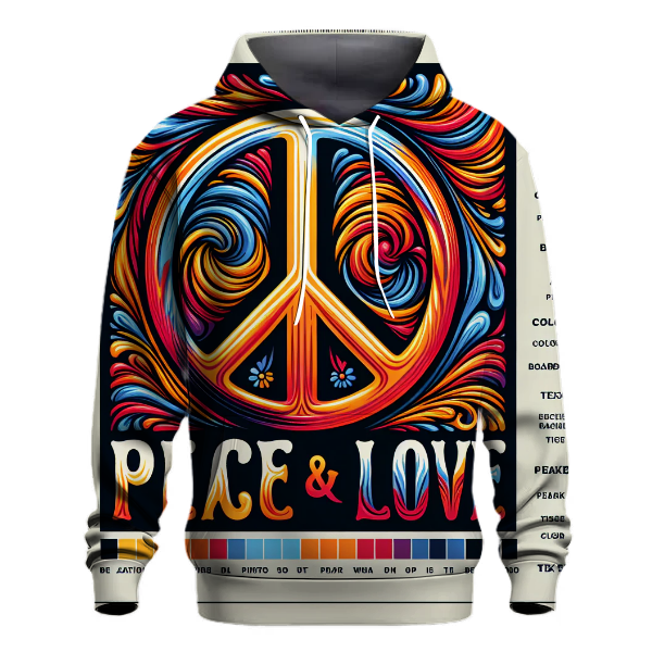 Peace Sign Tie-Dye Dream Hoodie