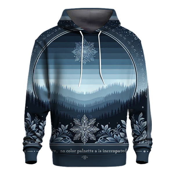 Winter Night Gradient Hoodie