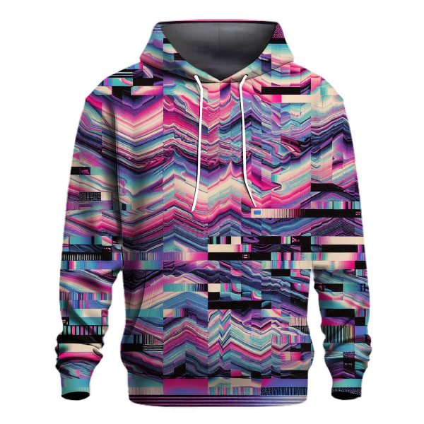 Vintage VHS Glitch Hoodie