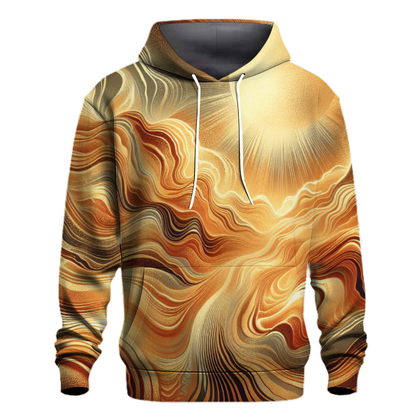 Golden Desert Mirage Hoodie