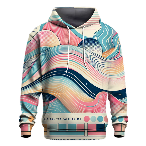 Pastel Party Waves Hoodie